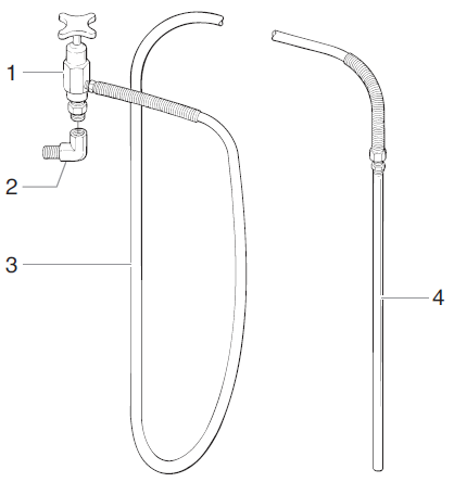 PowrTwin 4900GH Bleed Hose Assembly With Valve